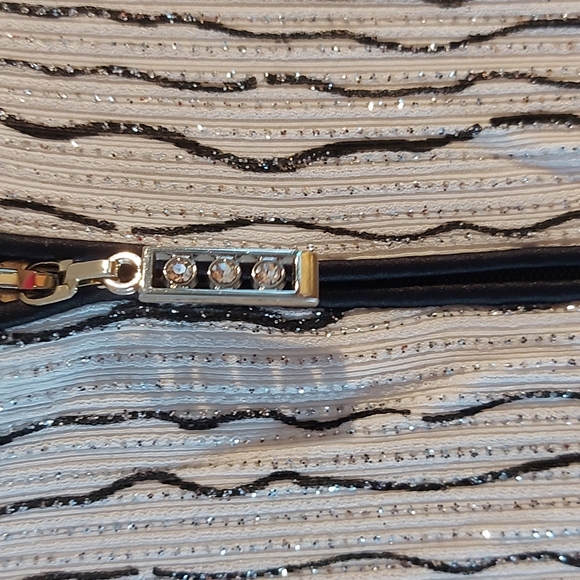 Soft Works petite sparkly zip jacket, NWT, size Large - Picture 3 of 8